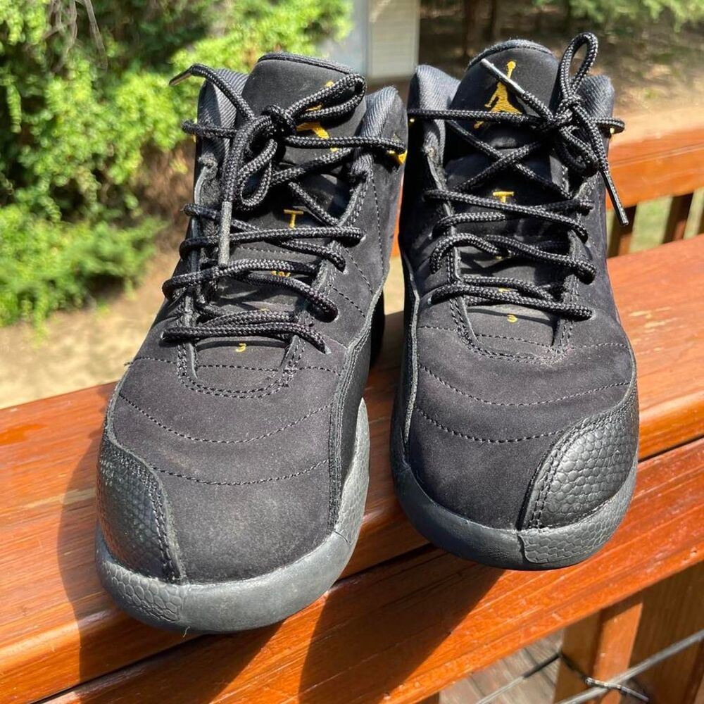 Youth 1.5 Jordan 12 Retro PS Black Taxi Shoes